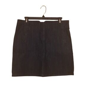 Denim Skirt with Sailor Buttons